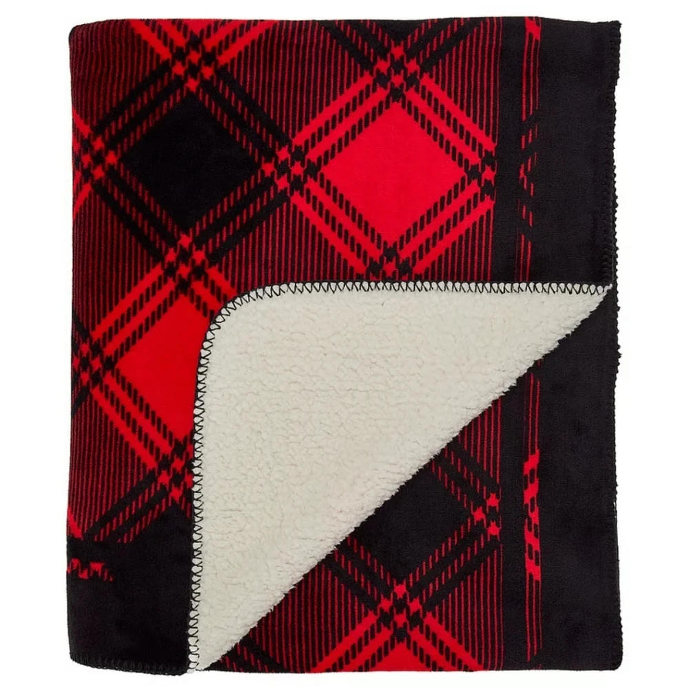 Victoria's Secret Plaid Blanket NEW